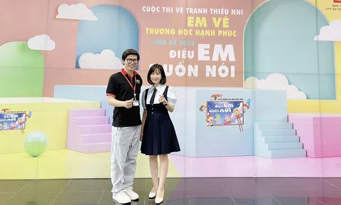 Cô giáo dạy vẽ đem hội hoạ làm đẹp cuộc sống bằng giá trị nhân văn