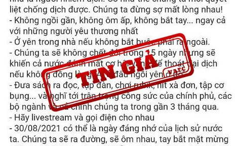 Giả mạo phát ngôn chỉ đạo chống dịch của phó thủ tướng