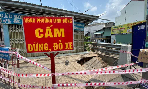 “Hố tử thần khủng” xuất hiện trên vỉa hè TP.Thủ Đức