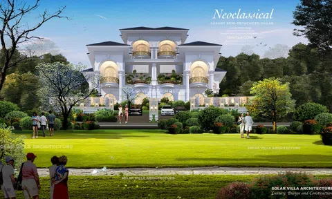 Ý TƯỞNG CÁC MẪU NHÀ VÀ PHONG CÁCH KIẾN TRÚC TÂN CỔ ĐIỂN ĐƯỢC ÁP DỤNG TRONG BST "999 Luxury Villa Styles"